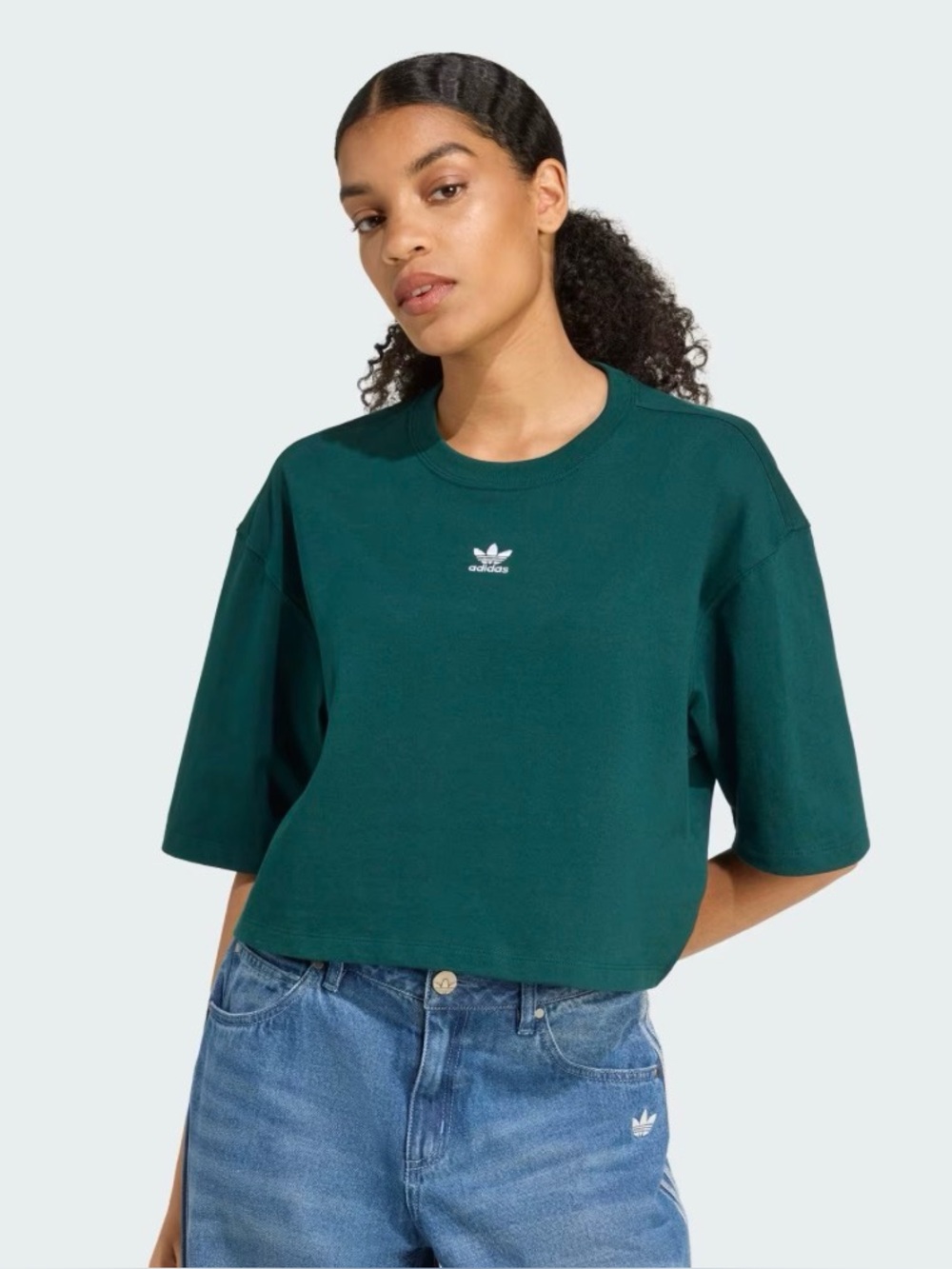 Adidas Essentials Cropped Tee